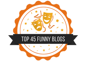 Top 45 Funny Blogs logo